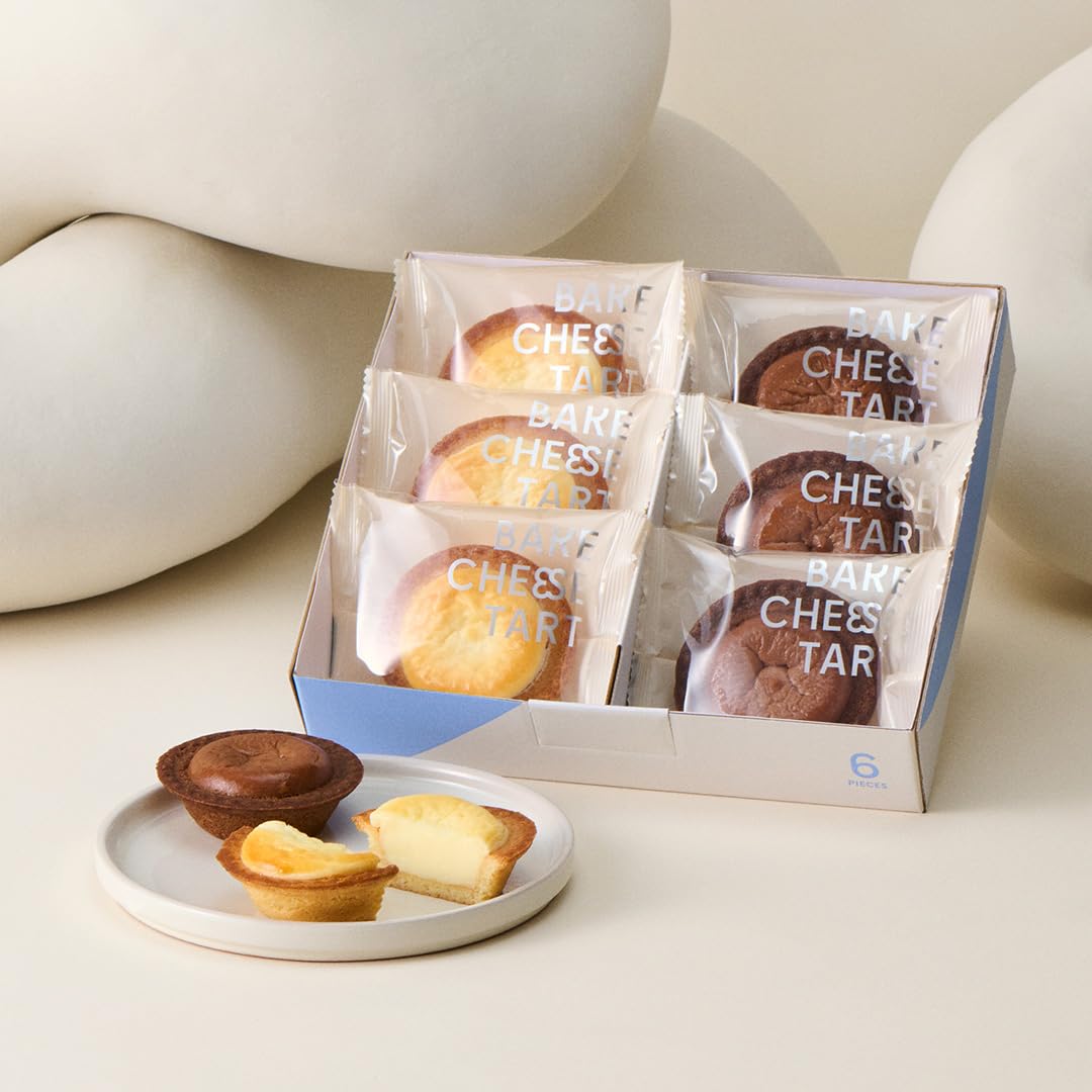 Amazon.co.jp: BAKE CHEESE TART チーズタルト3個 チョコレートチーズ